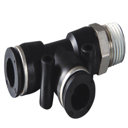 PD T-type Side Tee Brass External Thread